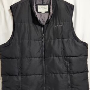 Orvis Men's Black Puffer Vest